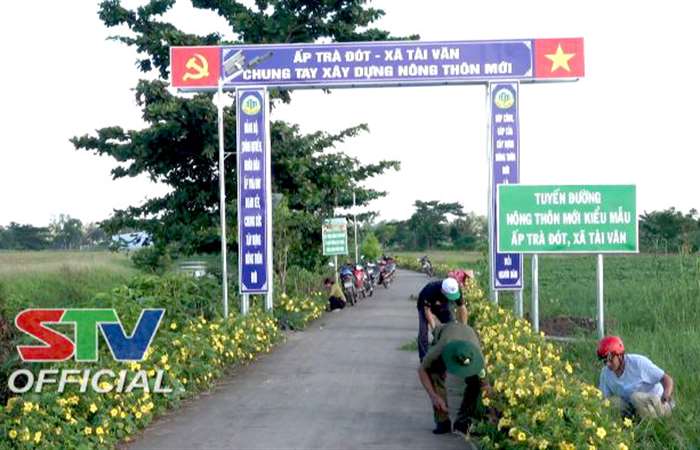 Xã Tài Văn cơ bản hoàn thành 19 tiêu chí Nông thôn mới